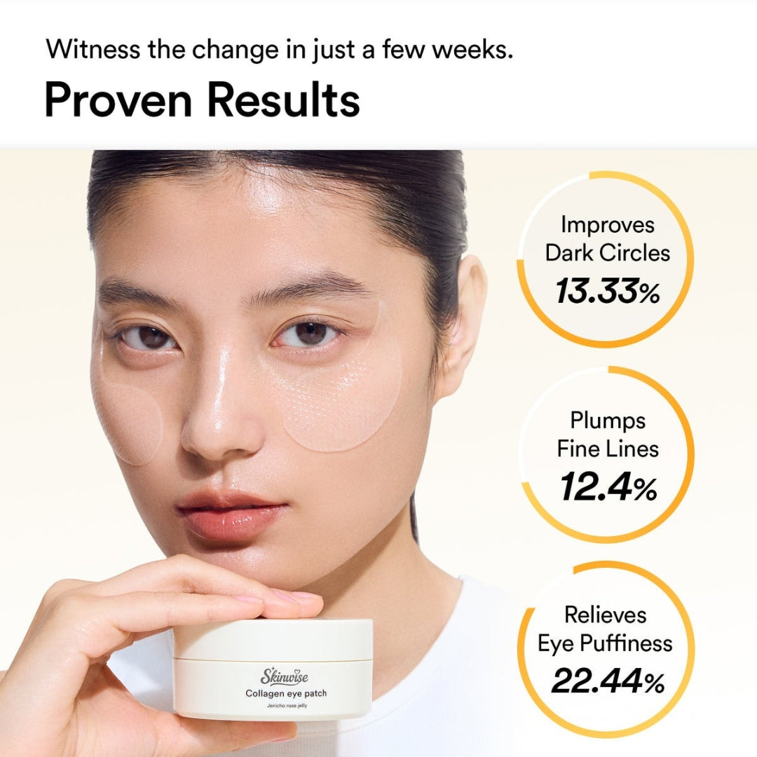 Skinwise™ Collagen Eye Patch Jericho Rose Jelly - 60 Patches