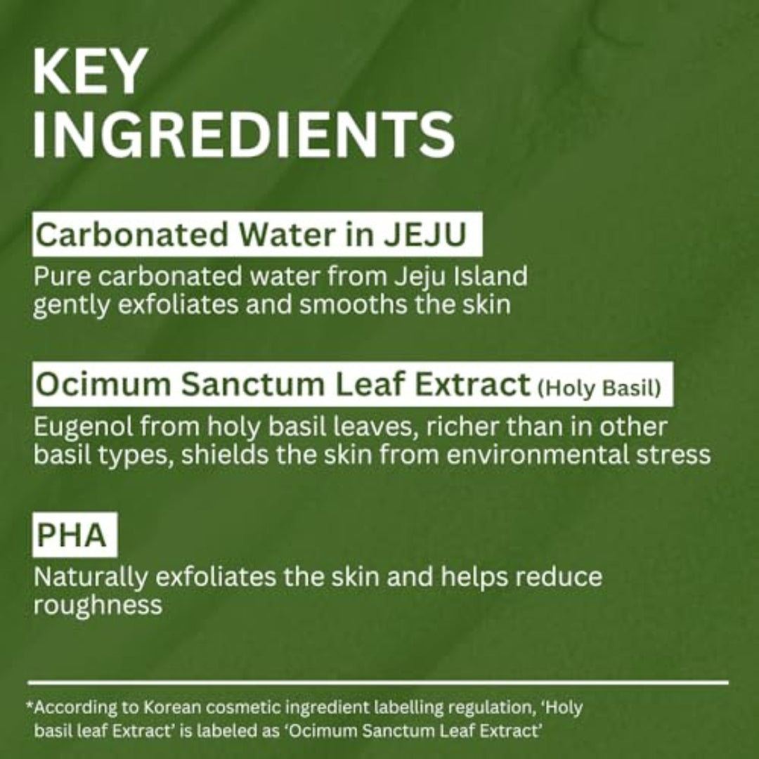 Holy Basil + PHA Bubble Mask