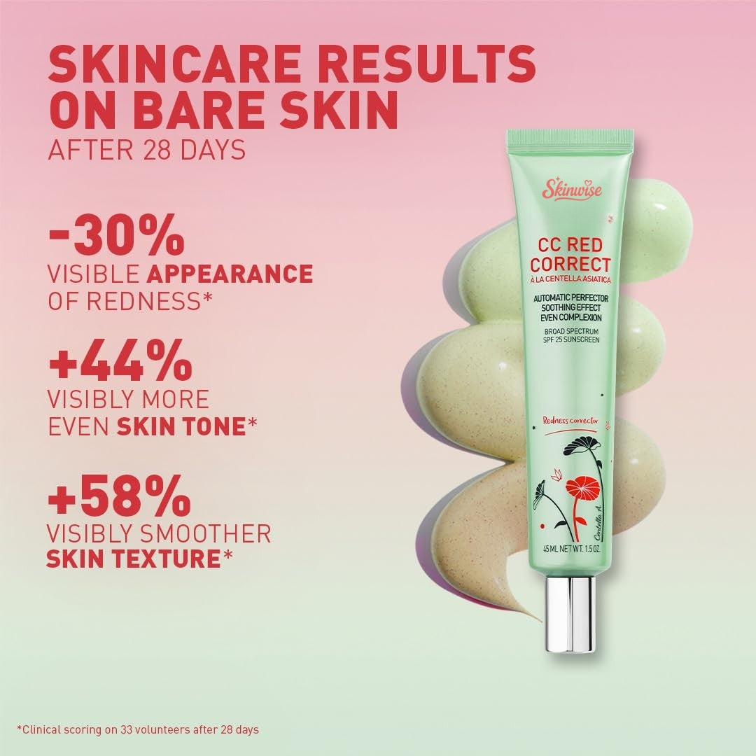 C C Red Correct SPF 25 Green Pigment Cream