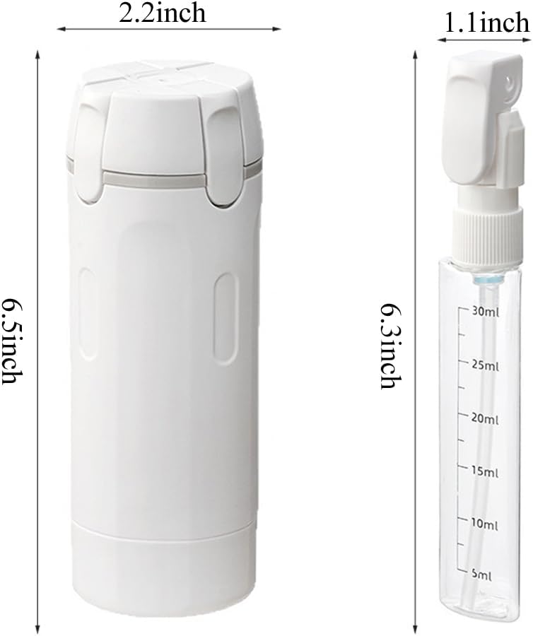 4 in 1 Travel Dispenser, 4 Pack 30ML Travel Bottle