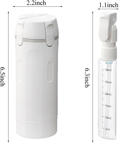 4 in 1 Travel Dispenser, 4 Pack 30ML Travel Bottle