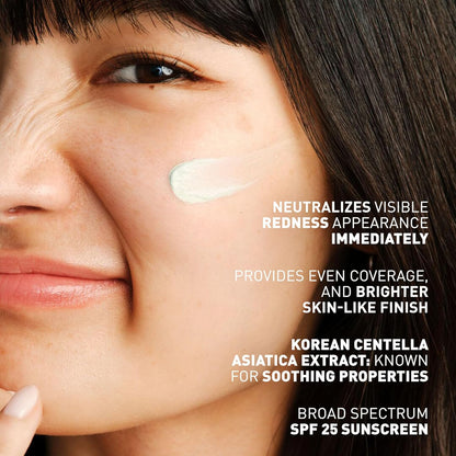 C C Red Correct SPF 25 Green Pigment Cream