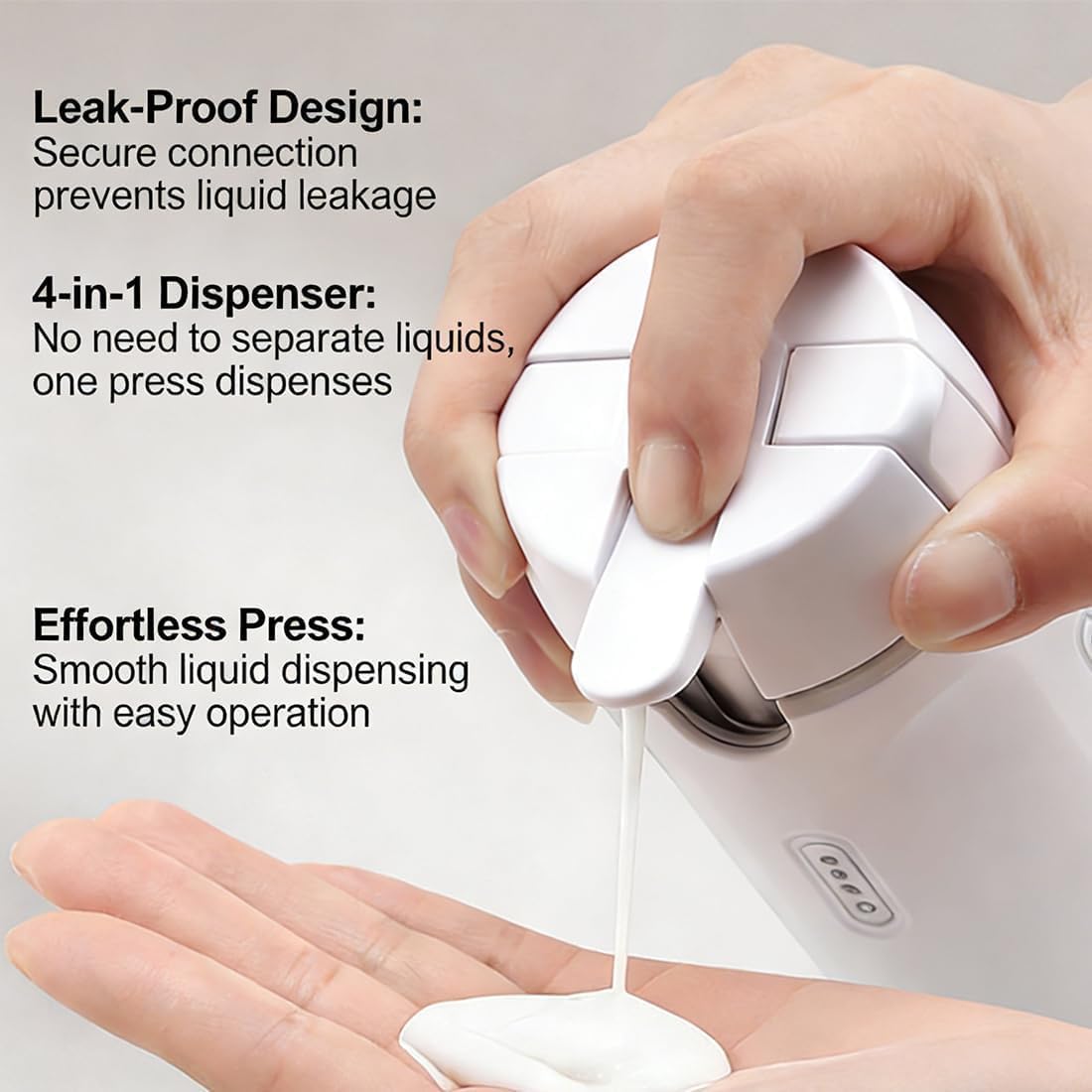 4 in 1 Travel Dispenser, 4 Pack 30ML Travel Bottle