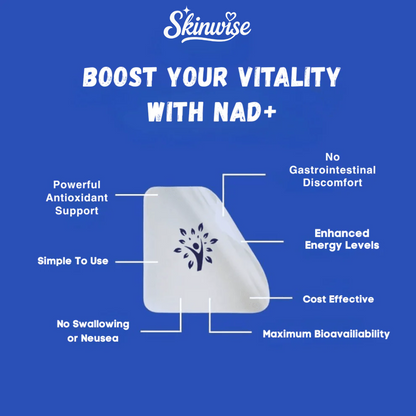 SKINWISE ™NAD+ TOPICAL PATCH 30-Day Supply.