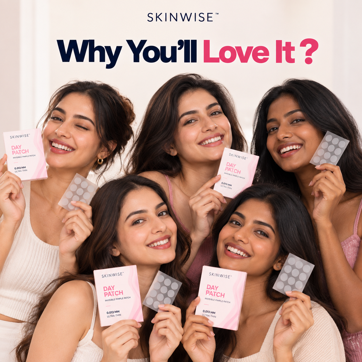 Skinwise™ Invisible Hydrocolloid Pimple Patches