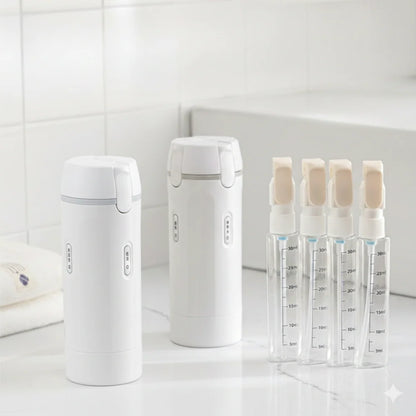 4 in 1 Travel Dispenser, 4 Pack 30ML Travel Bottle