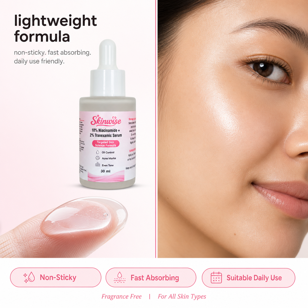 Skinwise 10% Niacinamide + 2% TXA Serum 30ML