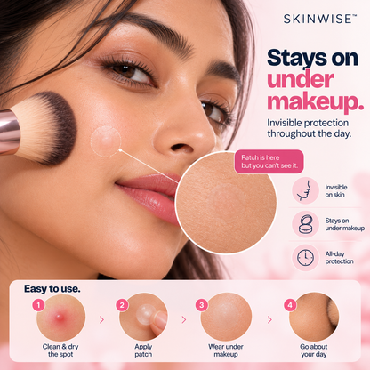 Skinwise™ Invisible Hydrocolloid Pimple Patches