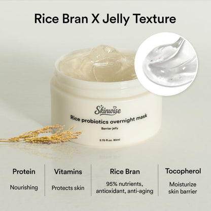 Skinwise™ Rice Probiotics Barrier Overnight Mask